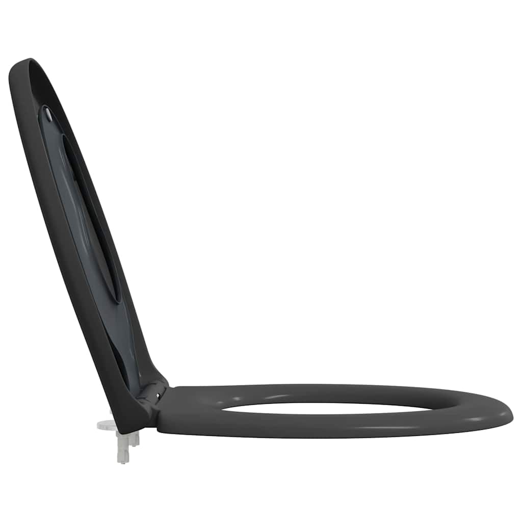 Toilettensitz Anthrazit 47 x 37 x 4 cm Duroplast