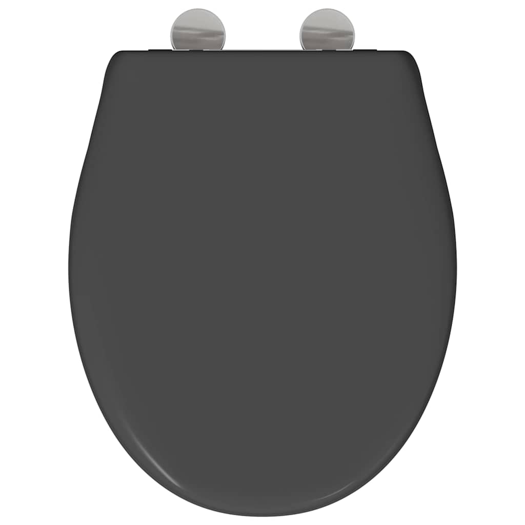 Toilettensitz Anthrazit 47 x 37 x 4 cm Duroplast