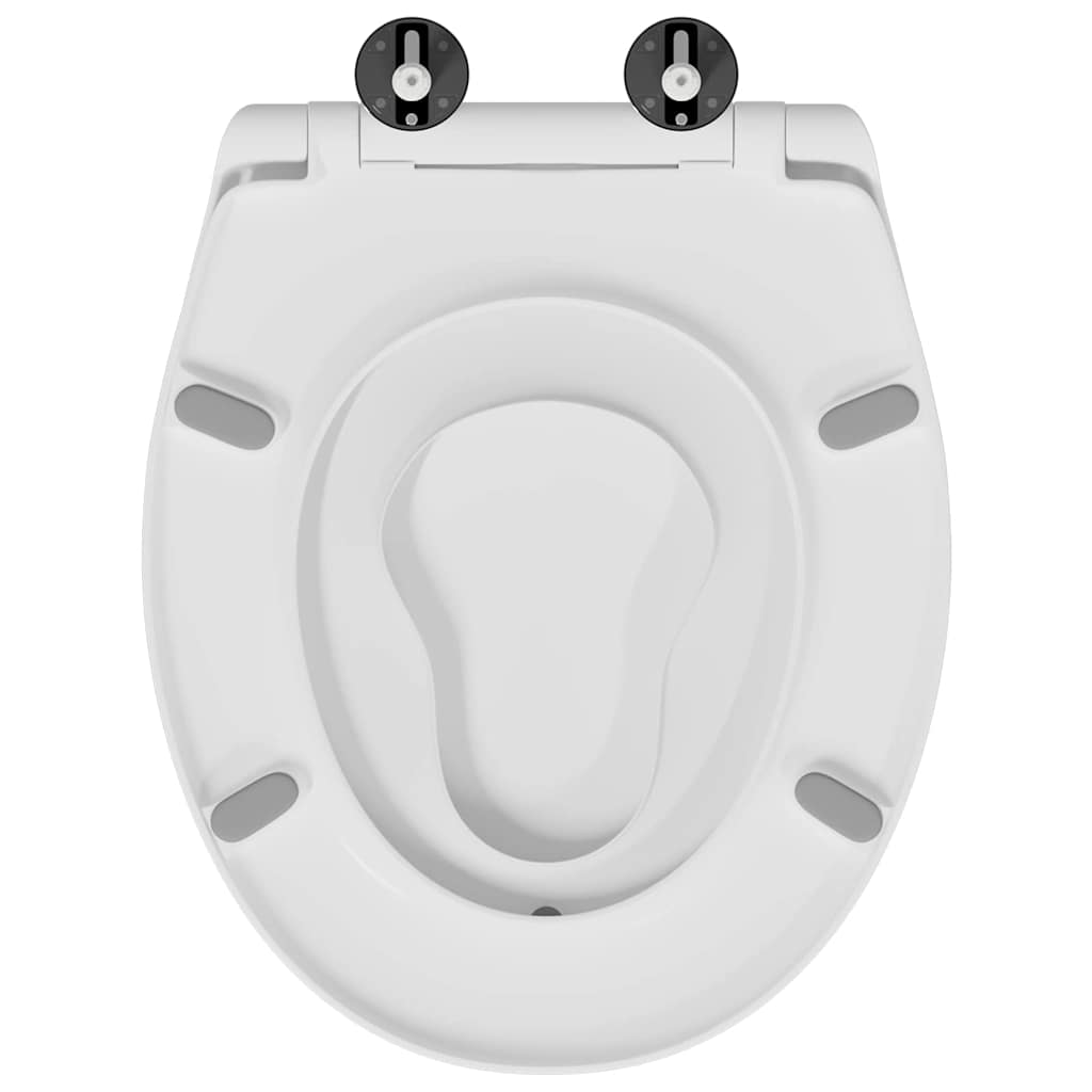 Toilettensitz Weiß 47 x 37 x 4 cm Duroplast