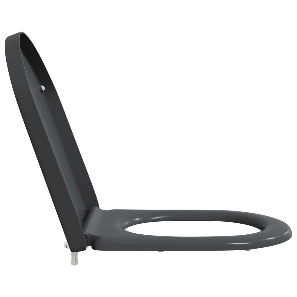 Toilettensitz Anthrazit 49 x 36 x 4 cm Duroplast