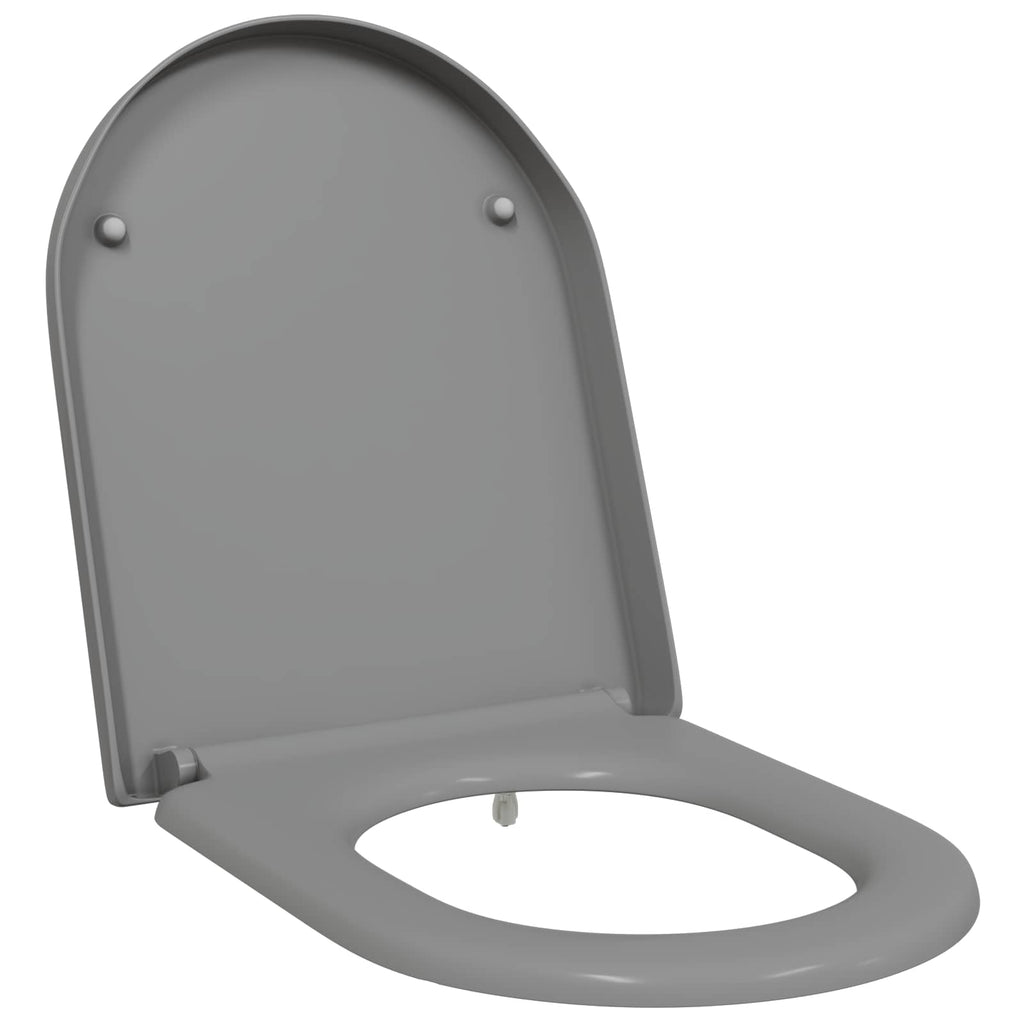 Toilettensitz Grau 49 x 36 x 4 cm Duroplast