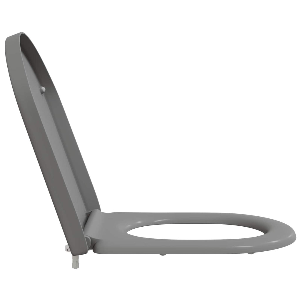 Toilettensitz Grau 49 x 36 x 4 cm Duroplast