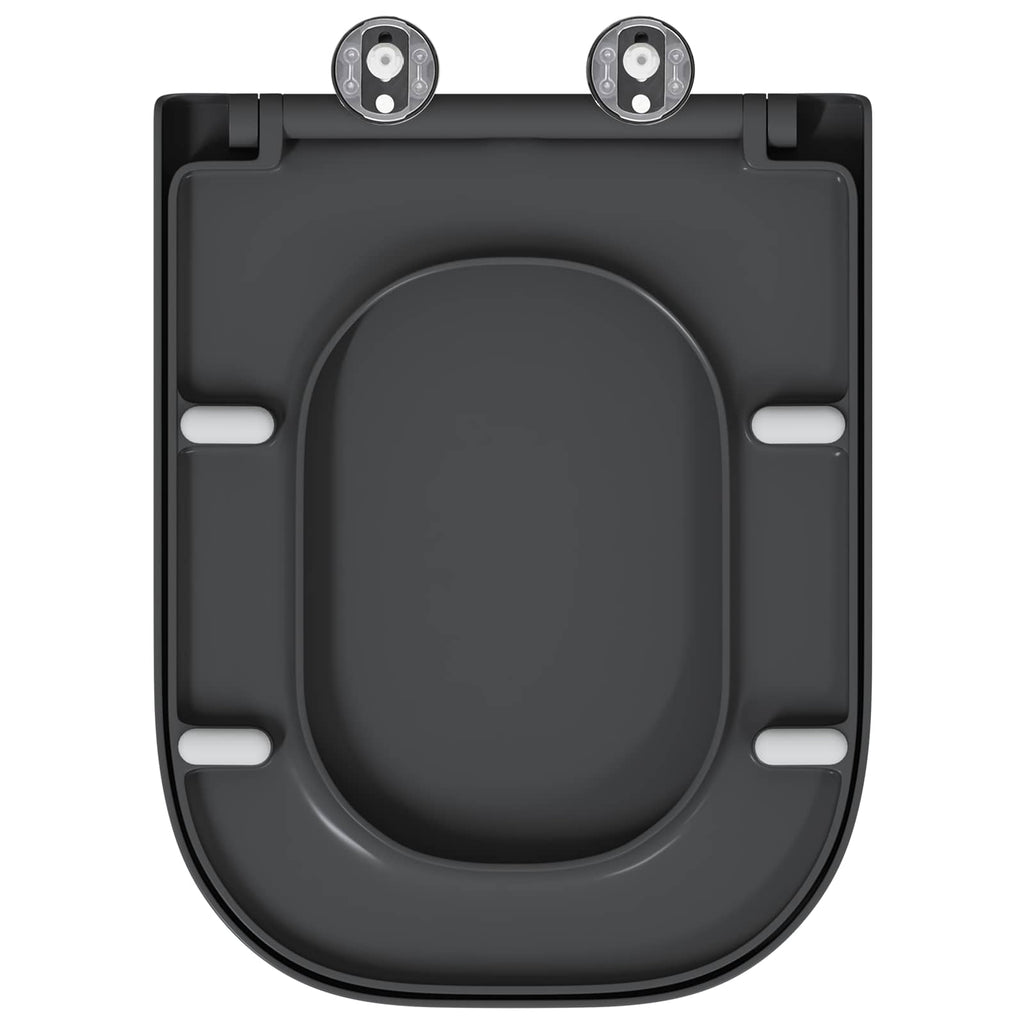 Toilettensitz Anthrazit 47,5 x 35 x 3,6 cm Duroplast