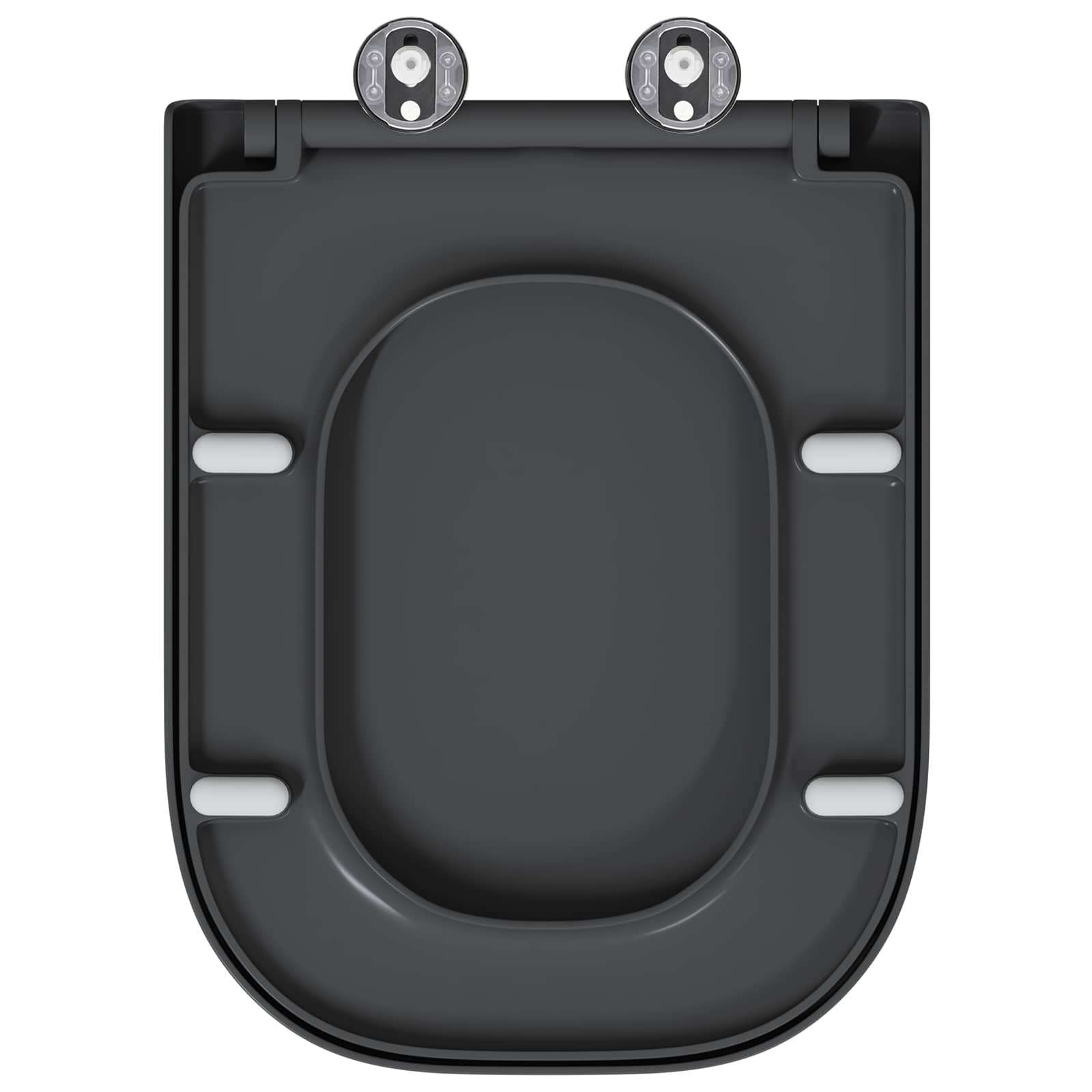 Toilettensitz Anthrazit 47,5 x 35 x 3,6 cm Duroplast