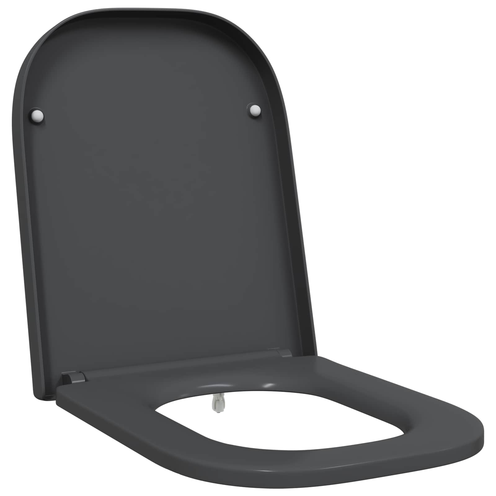Toilettensitz Anthrazit 47,5 x 35 x 3,6 cm Duroplast