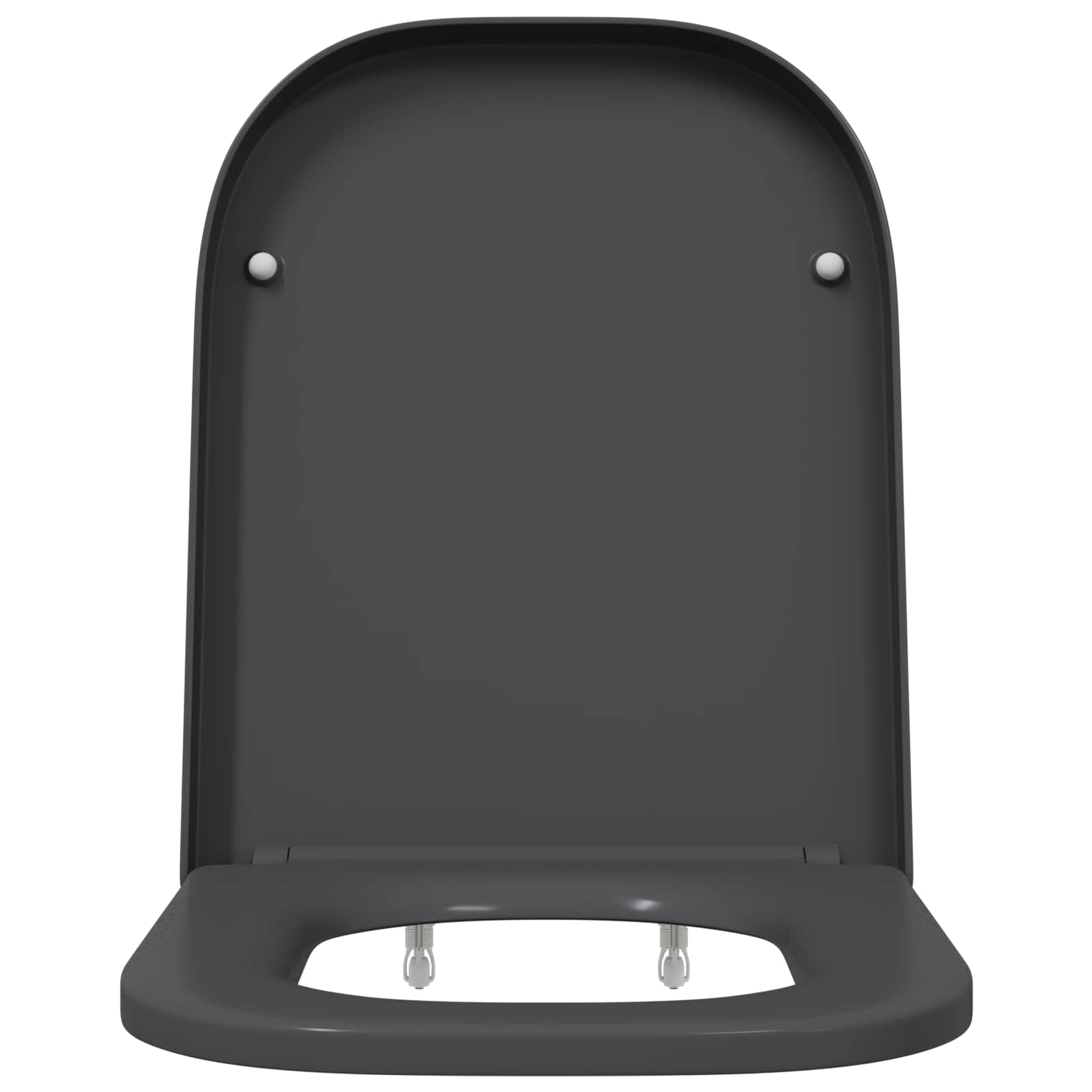 Toilettensitz Anthrazit 47,5 x 35 x 3,6 cm Duroplast