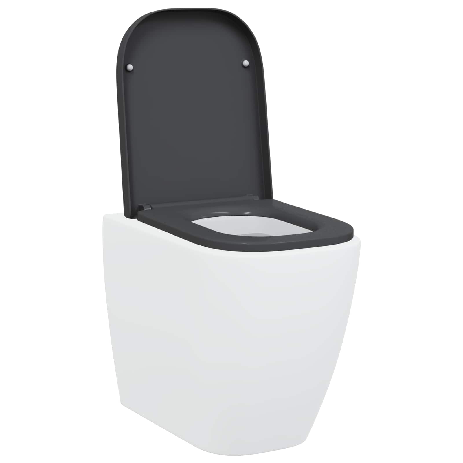 Toilettensitz Anthrazit 47,5 x 35 x 3,6 cm Duroplast