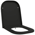 Toilettensitz Schwarz 47,5 x 35 x 3,6 cm Duroplast