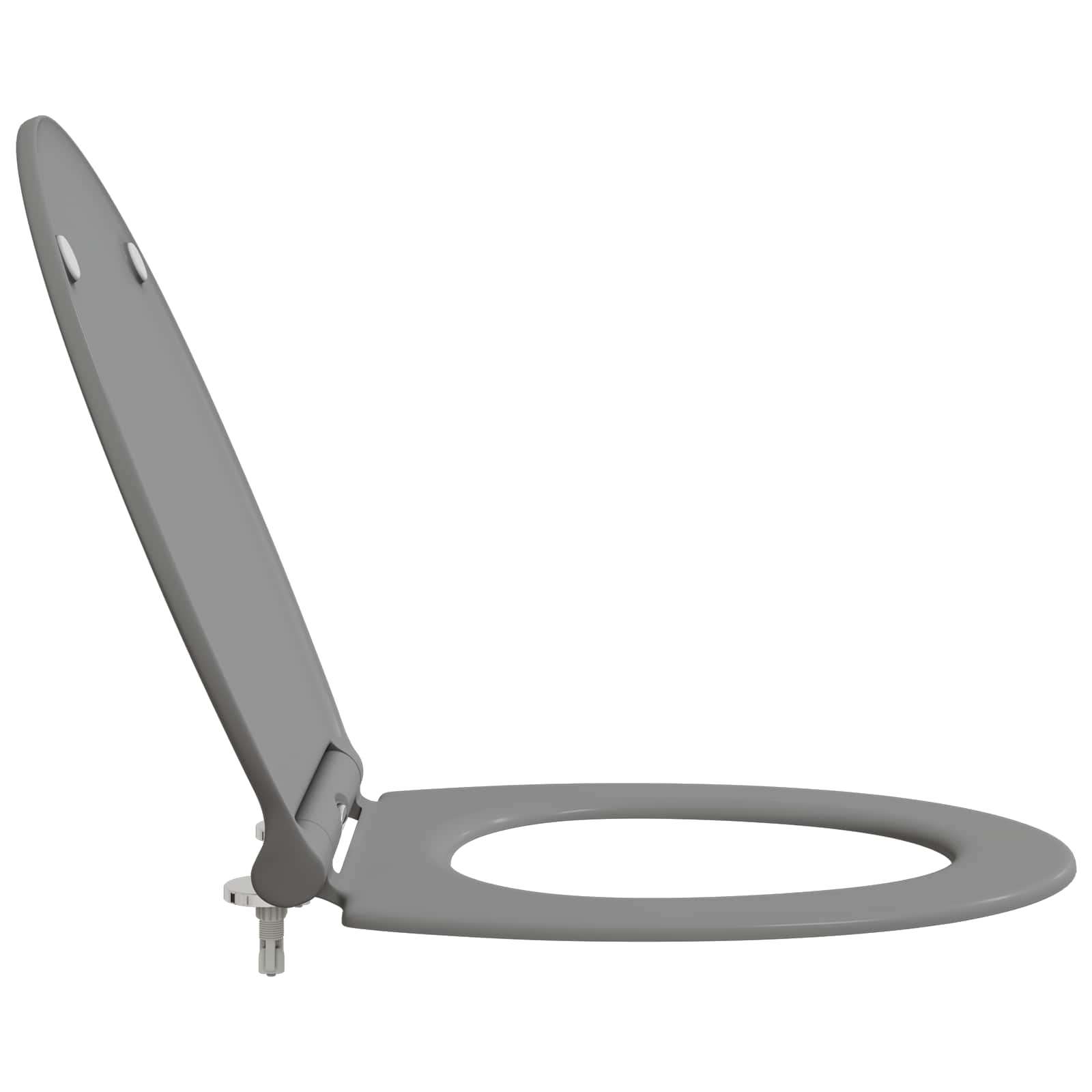 Toilettensitz Grau 47 x 37,5 x 3,8 cm Duroplast