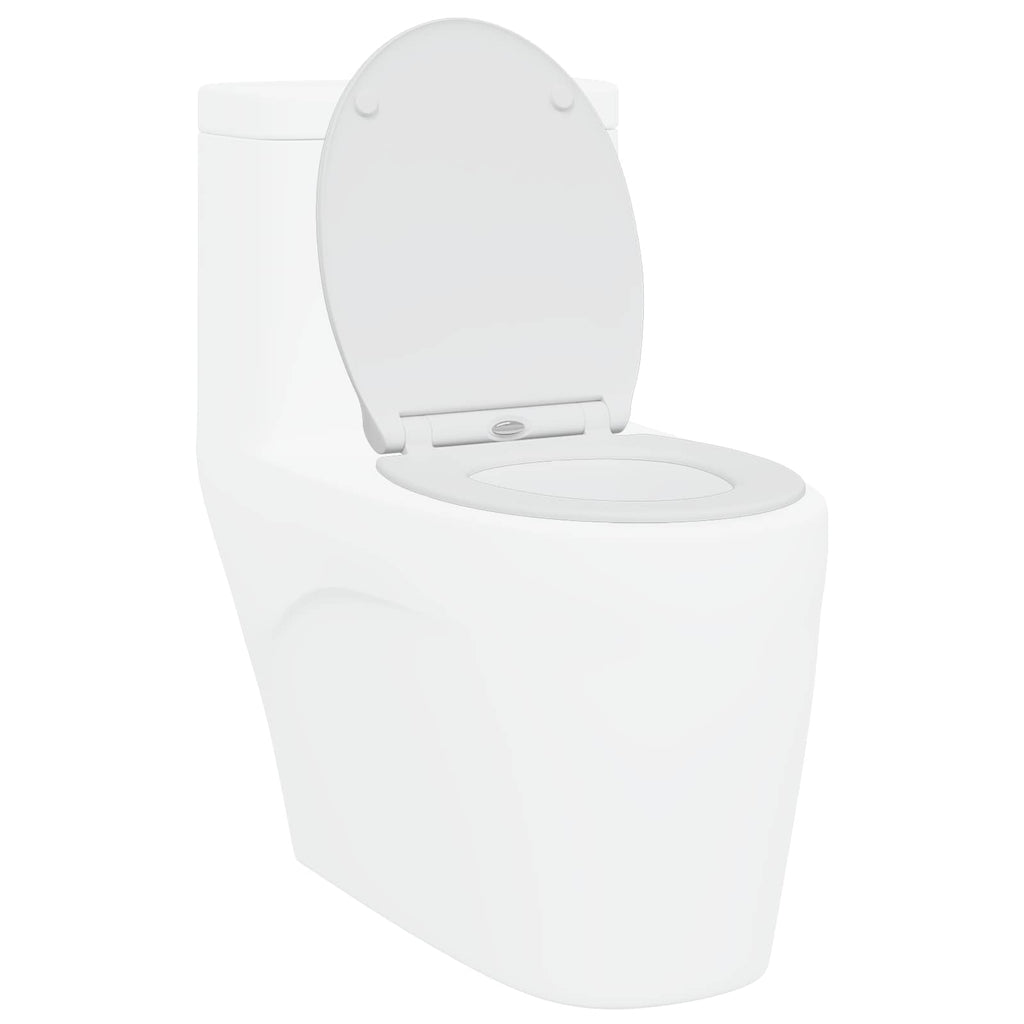 Toilettensitz Weiß 47 x 37,5 x 3,8 cm Duroplast