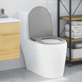 Toilettensitz Grau 47 x 36 x 3,4 cm Duroplast