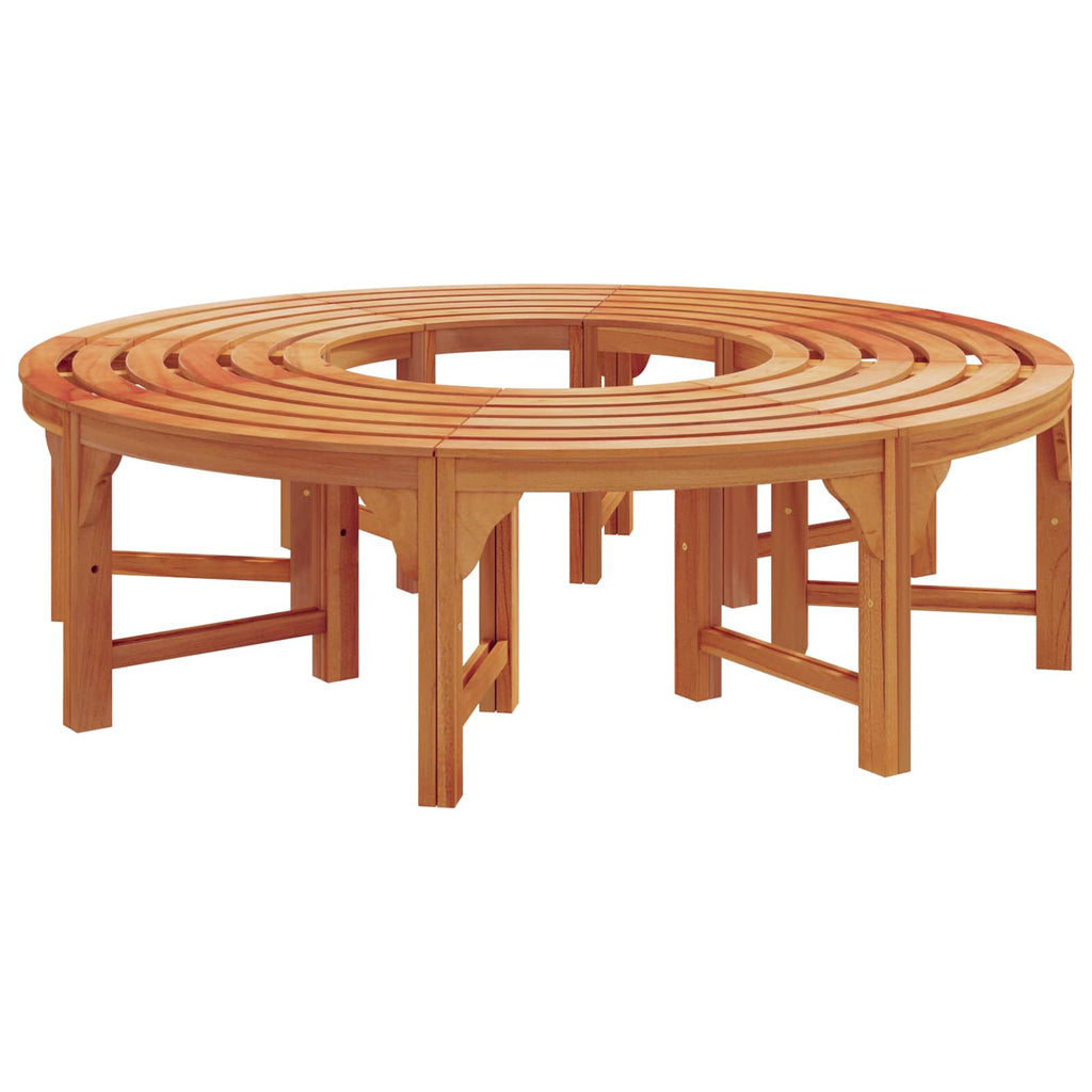 Baumbank 2 pcs Natur 160 x 80 x 45cm Massives Eukalyptus Holz