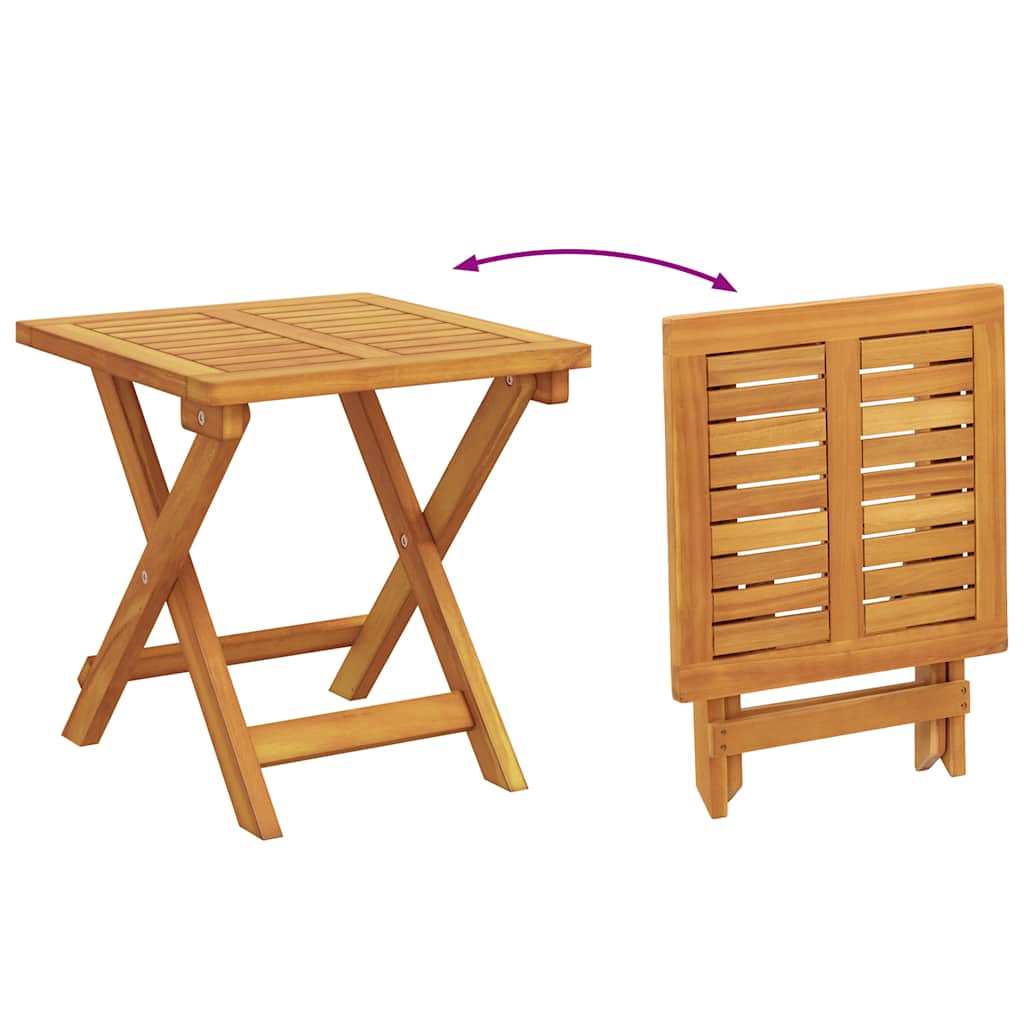Sonnenliegen 2 Stk. mit Tisch Massivholz Akazie