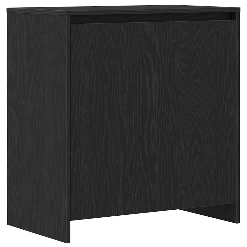Sideboard 2 pcs Schwarz 70 x 41 x 75 cm Holzwerkstoff
