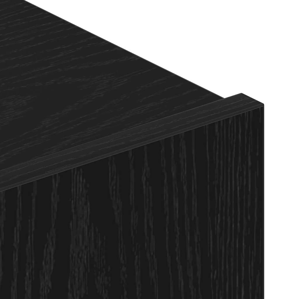 TV-Schrankset 8 pcs Schwarz Eichen-Optik 100 x 30 x 30 cm