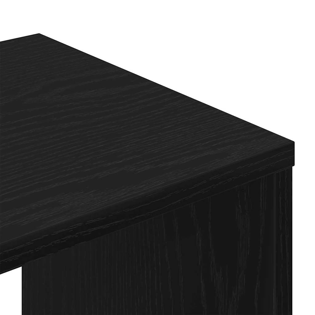 TV-Schrankset 8 pcs Schwarz Eichen-Optik Holzwerkstoff