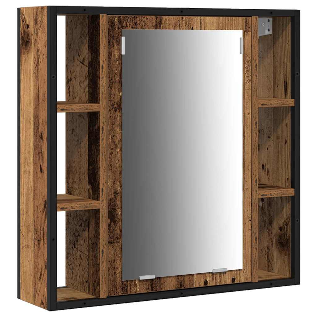 Badezimmer Waschbeckenmöbel mit Regal 3 pcs Braun Holzwerkstoff