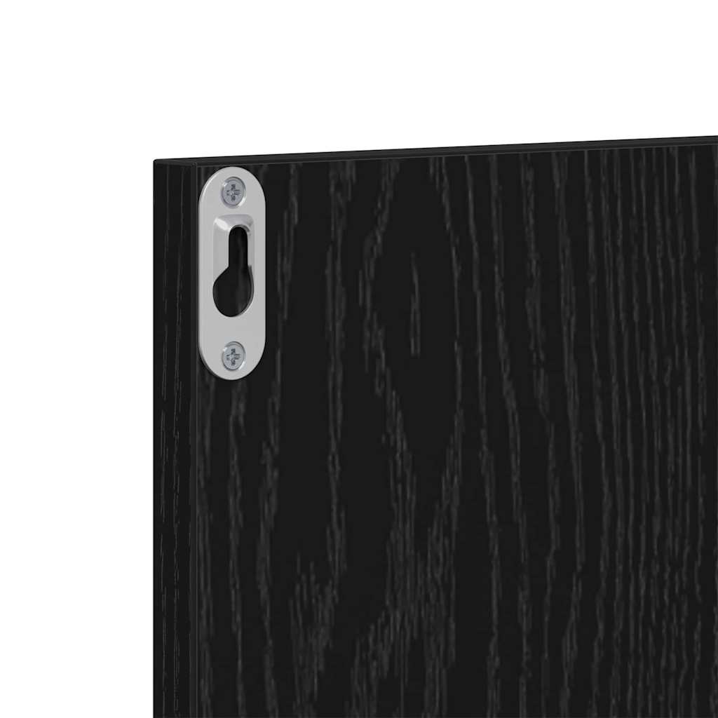Flurmöbel-Set Wandmontiert mit Spiegel 6 pcs Holzwerkstoff