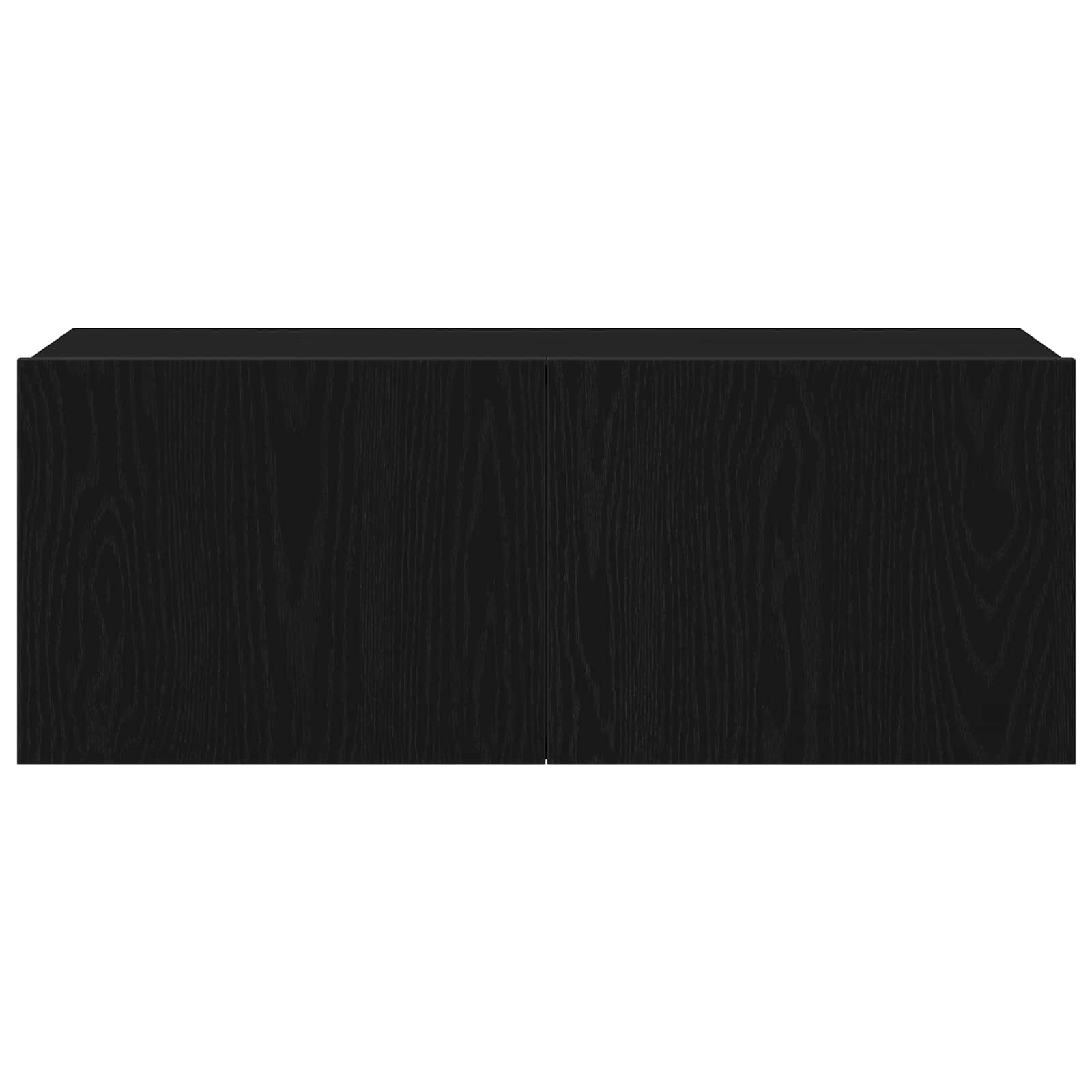 TV-Schrankset 7 pcs Schwarz Eichen-Optik 100 x 30 x 30 cm