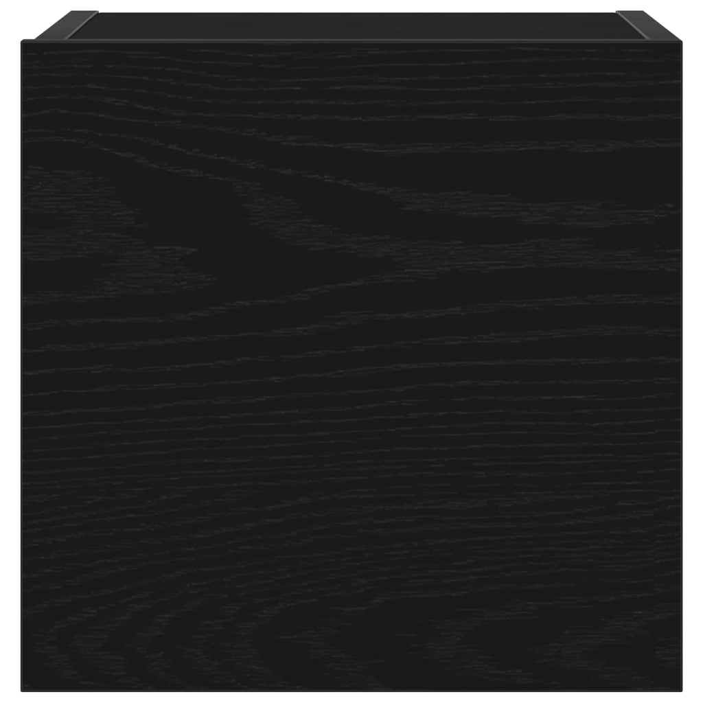 TV-Schrankset 7 pcs Schwarz Eichen-Optik 100 x 30 x 30 cm