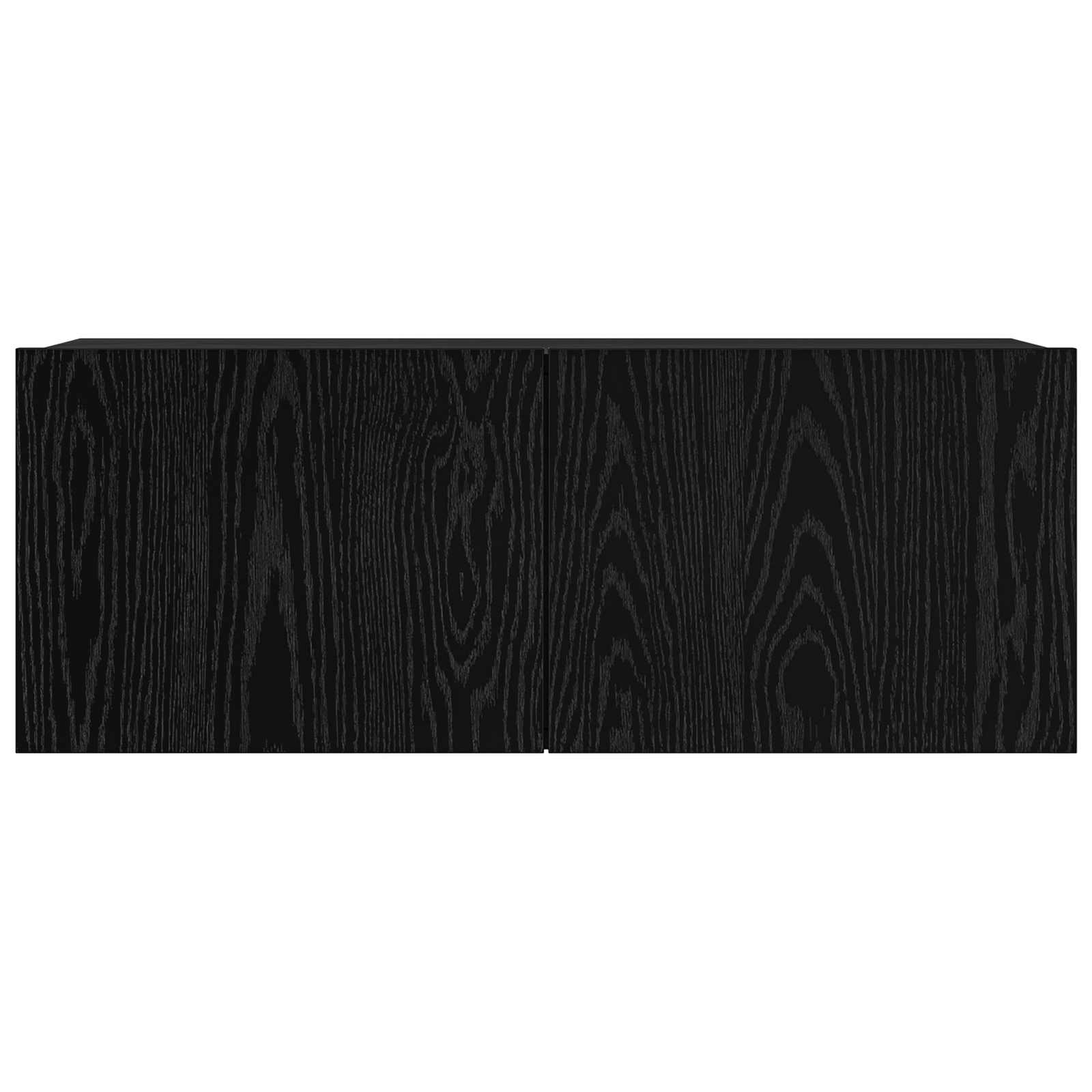 TV-Schrankset 6 pcs Schwarz Eichen-Optik 100 x 30 x 30 cm
