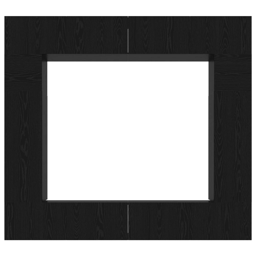 TV-Schrankset 8 pcs Schwarz Eichen-Optik Holzwerkstoff