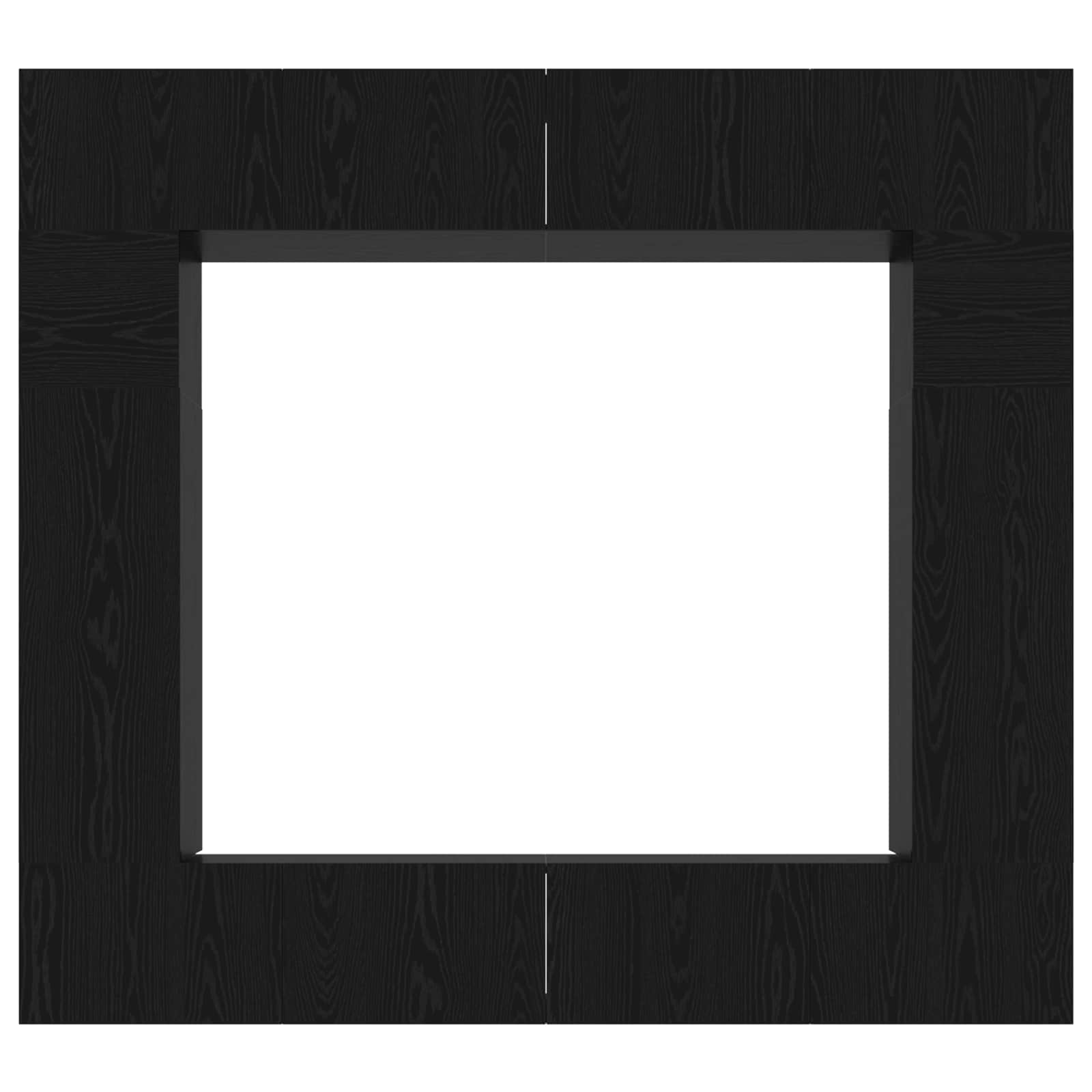 TV-Schrankset 8 pcs Schwarz Eichen-Optik Holzwerkstoff