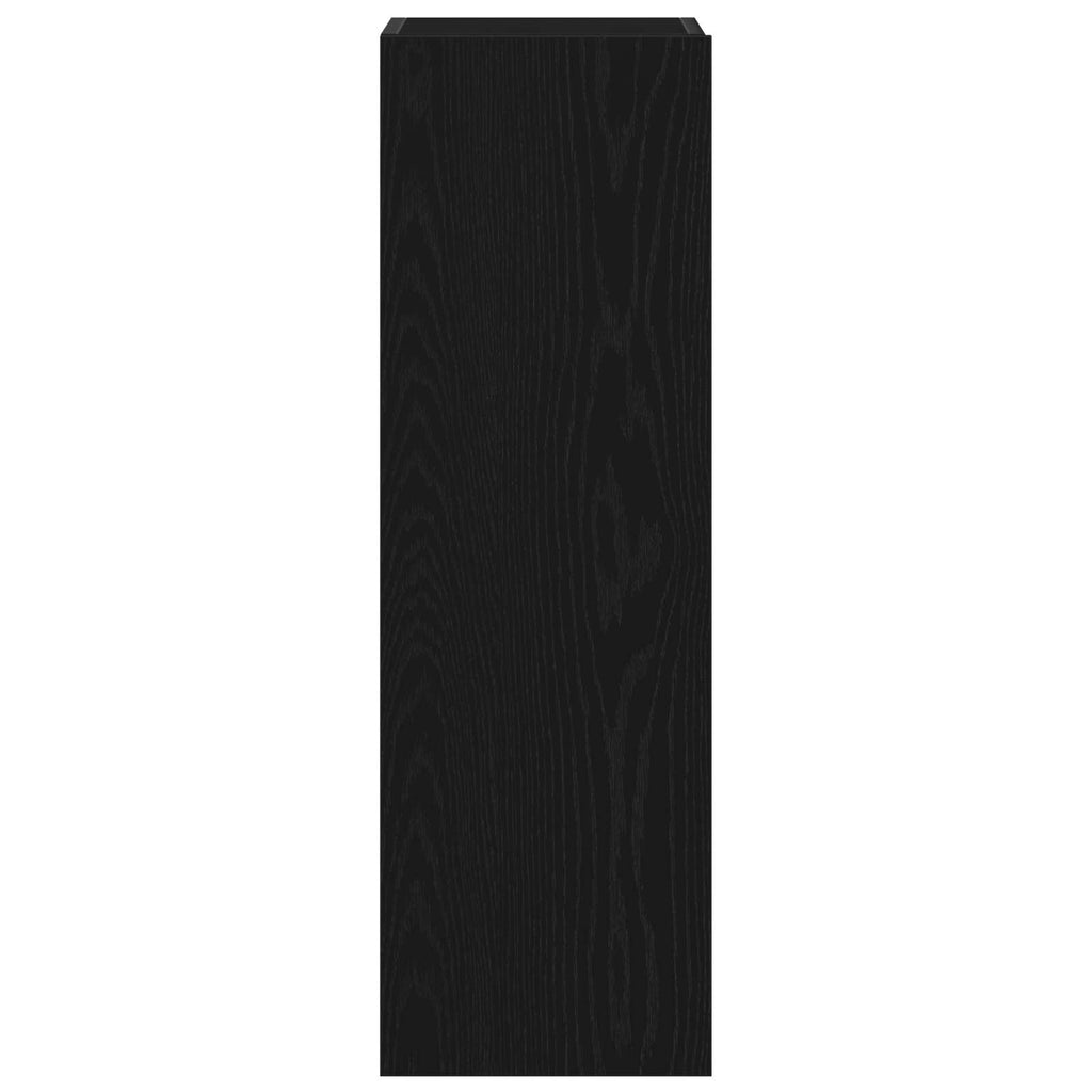 TV-Schrankset 3 pcs Schwarz Eichen-Optik 130,5 x 30 x 140 cm