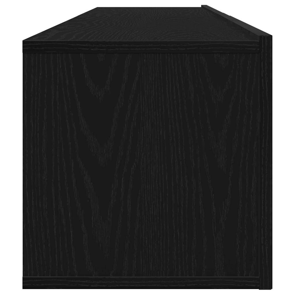 TV-Schrankset 2 pcs Schwarz Eichen-Optik Holzwerkstoff