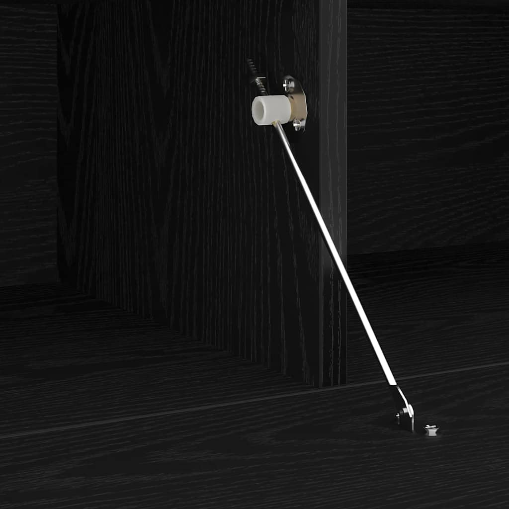 Nachttisch Schwarz Eichen-Optik 60 x 35 x 40 cm Holzwerkstoff