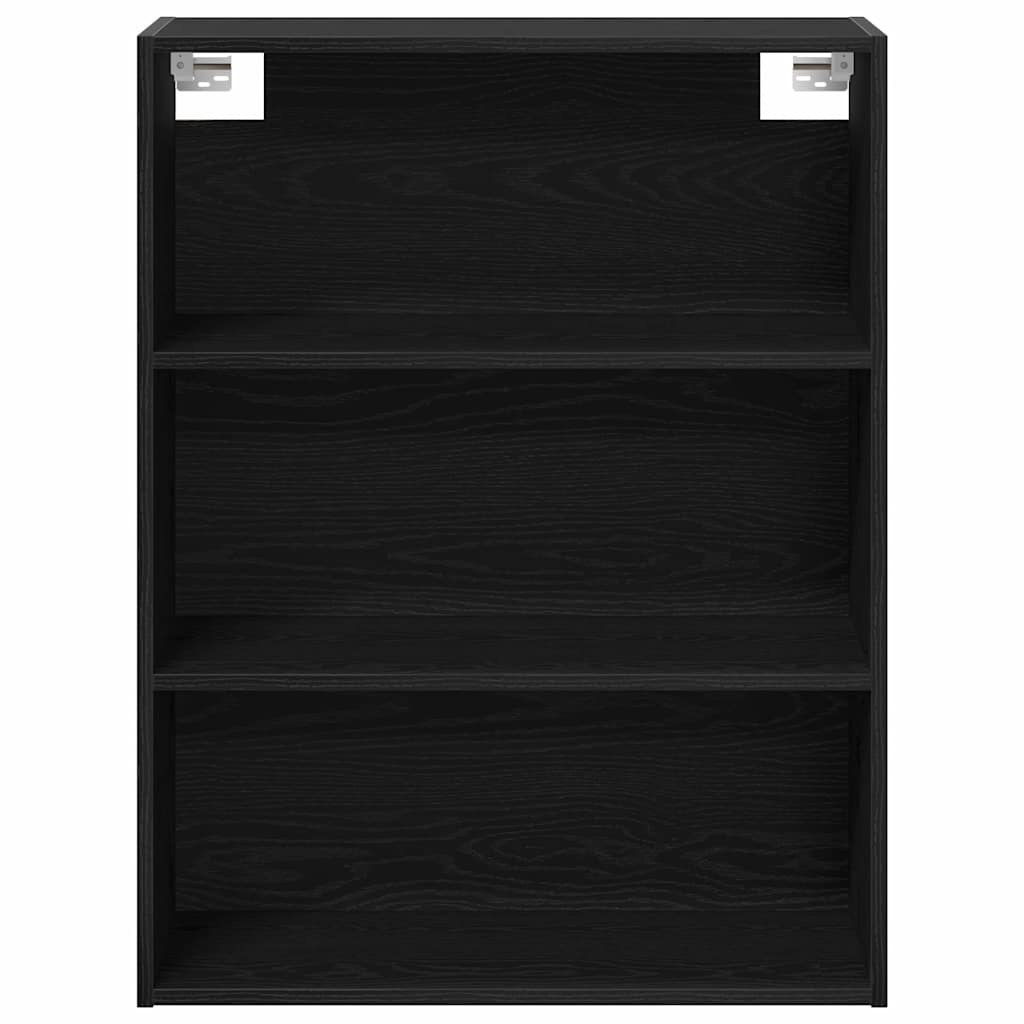 Highboard 2 pcs Schwarz Eichen-Optik Holzwerkstoff
