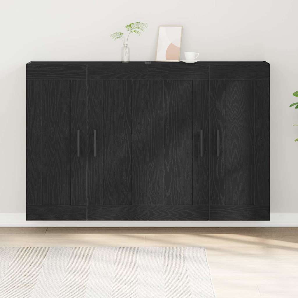 Wandmontierter Schrank 2 pcs Altholz 69,5 x 34 x 90 cm