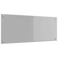 Küchenrückwand Hellgrau 100 x 40 cm Gehärtetes Glas