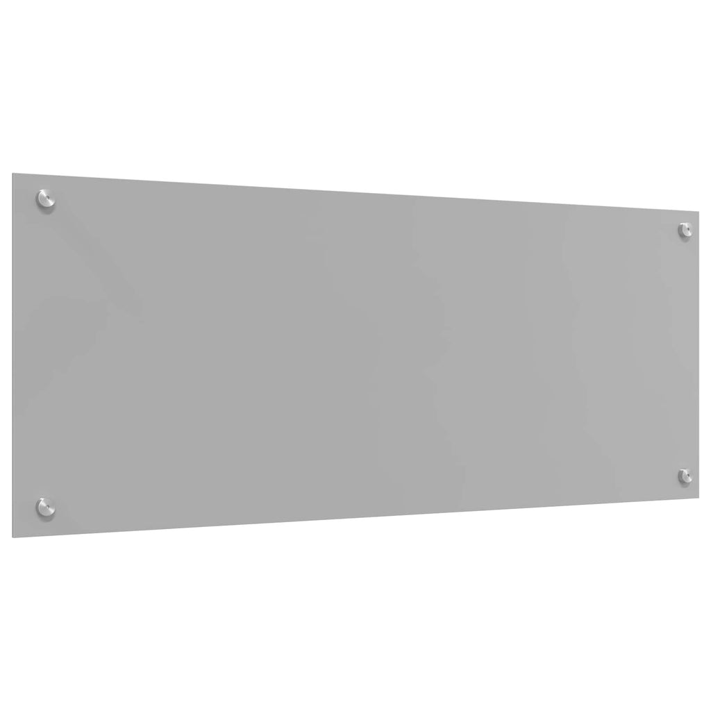 Küchenrückwand Hellgrau 100 x 40 cm Gehärtetes Glas