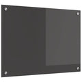 Küchenrückwand Dunkelgrau 70 x 50 cm Gehärtetes Glas
