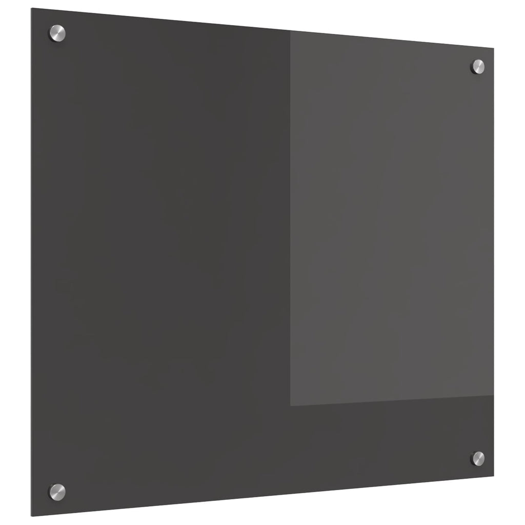 Küchenrückwand Dunkelgrau 70 x 60 cm Gehärtetes Glas