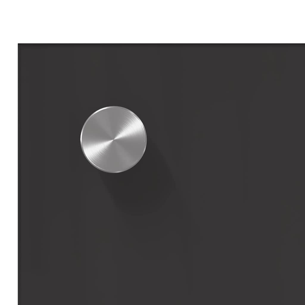 Küchenrückwand Dunkelgrau 80 x 60 cm Gehärtetes Glas