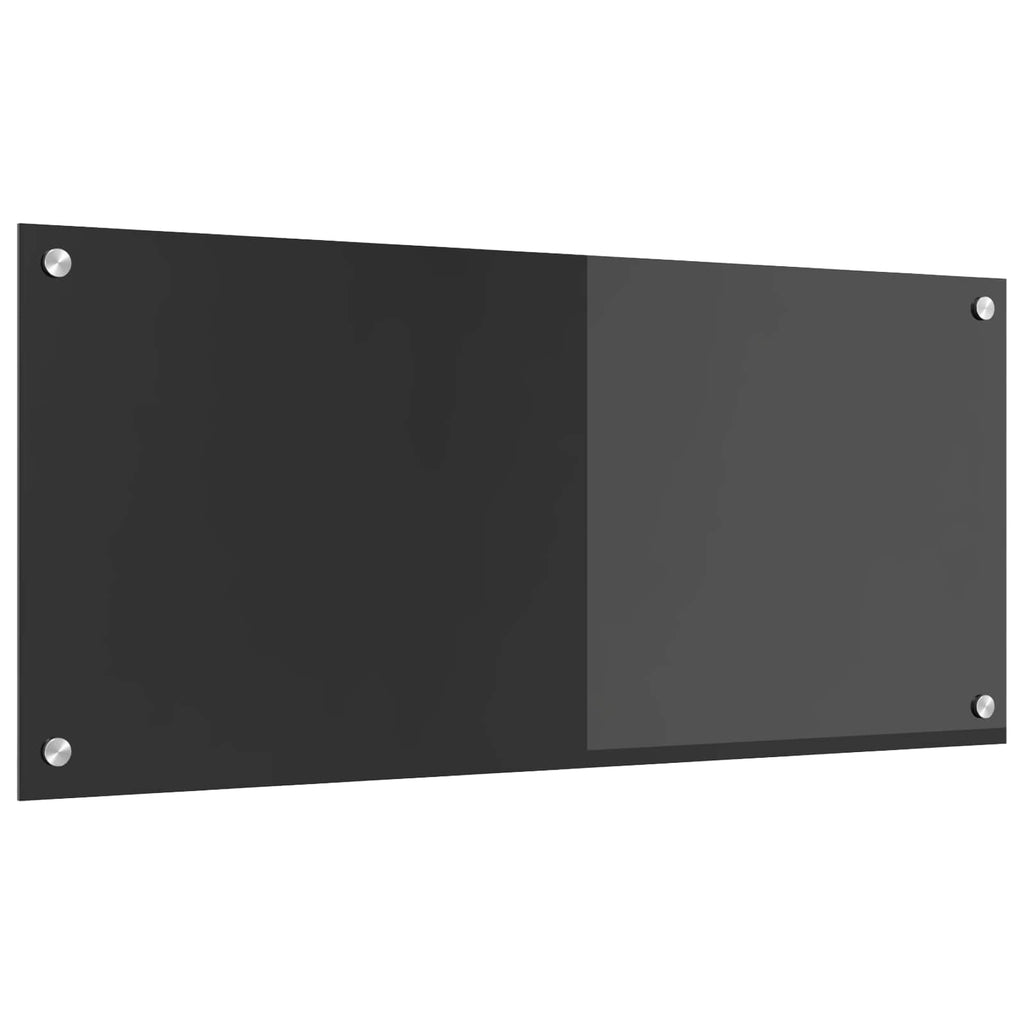 Küchenrückwand Dunkelgrau 90 x 40 cm Gehärtetes Glas