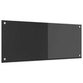 Küchenrückwand Dunkelgrau 100 x 40 cm Gehärtetes Glas