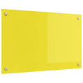 Küchenrückwand Gelb 80 x 50 cm Gehärtetes Glas