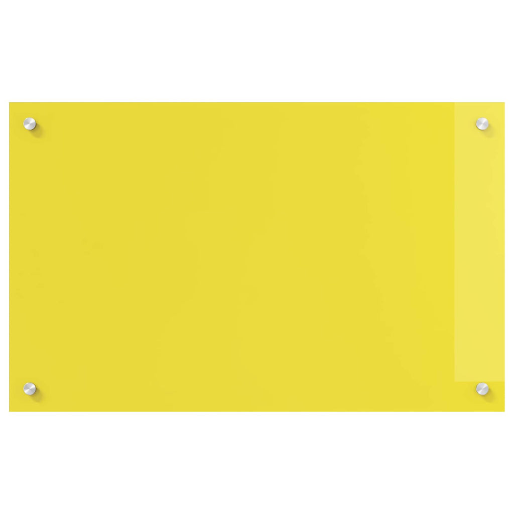 Küchenrückwand Gelb 80 x 50 cm Gehärtetes Glas