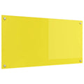 Küchenrückwand Gelb 100 x 50 cm Gehärtetes Glas