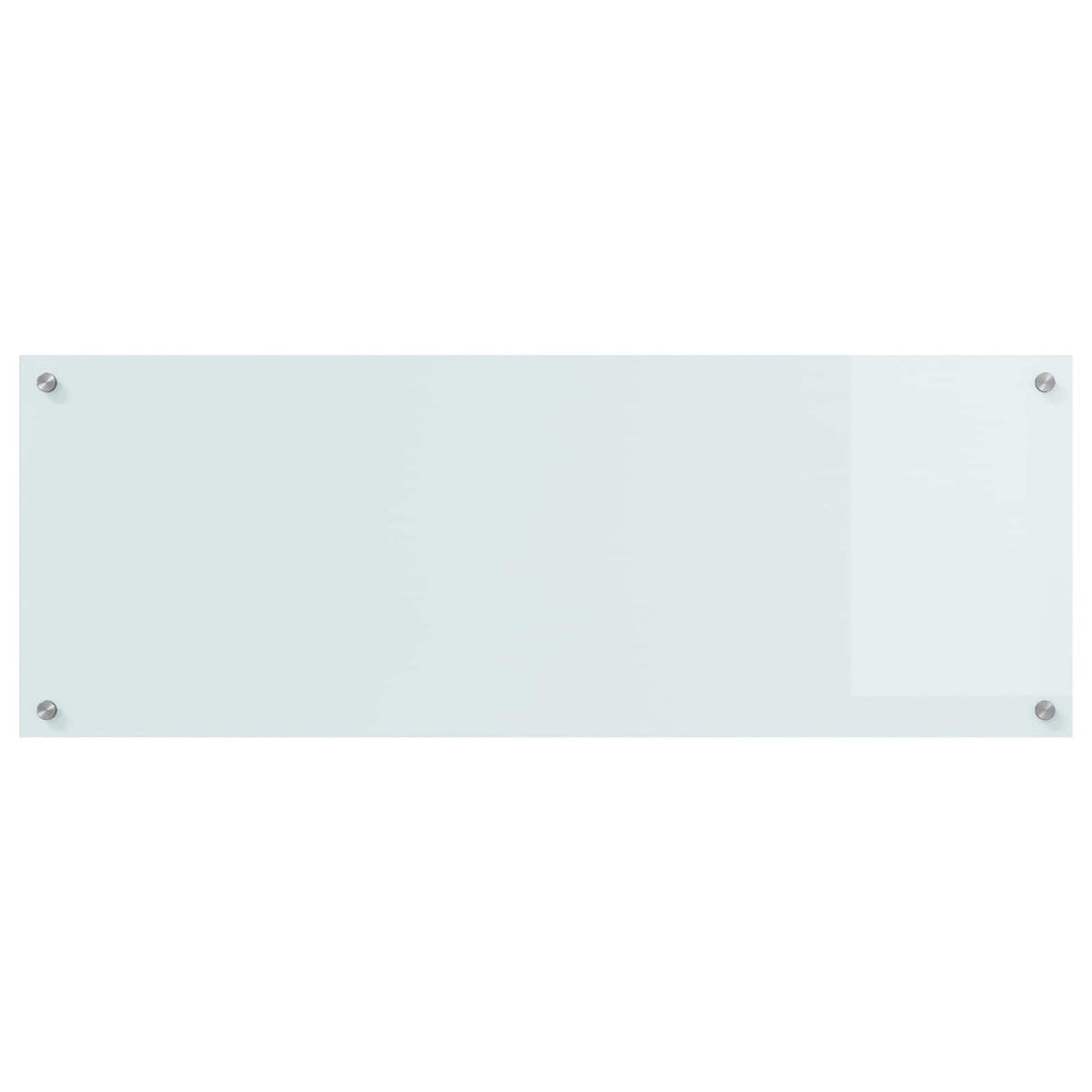 Küchenrückwand Weiß 110 x 40 cm Gehärtetes Glas