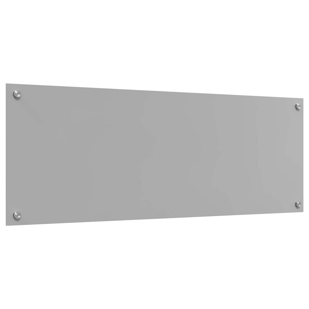 Küchenrückwand Hellgrau 110 x 40 cm Gehärtetes Glas