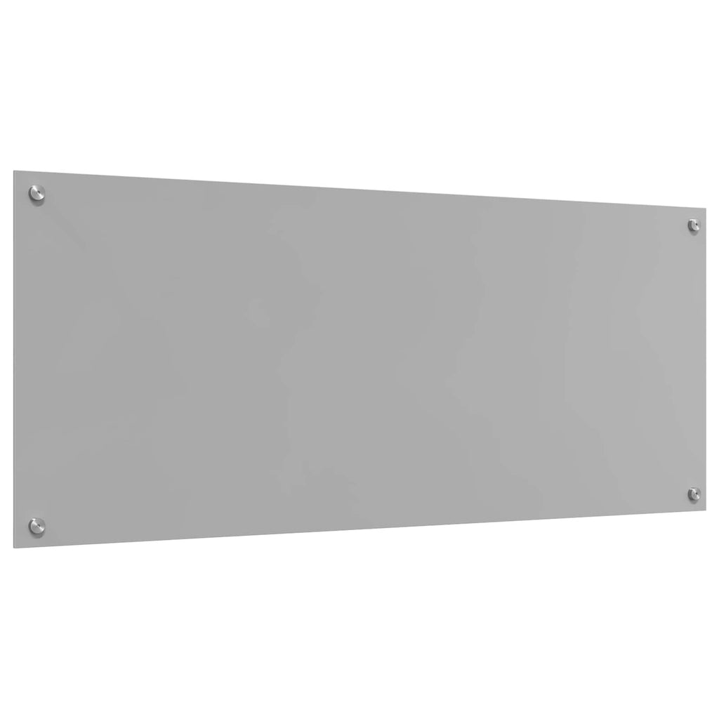 Küchenrückwand Hellgrau 120 x 50 cm Gehärtetes Glas