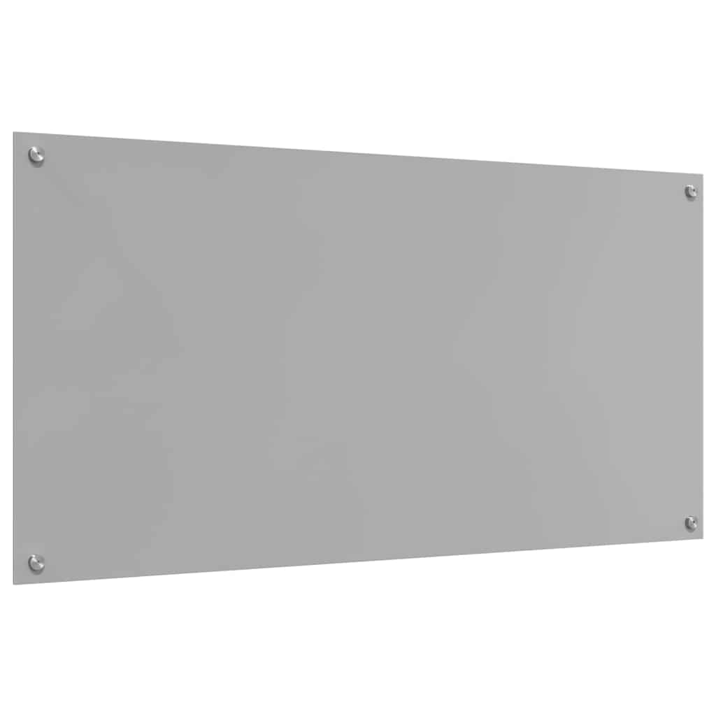 Küchenrückwand Hellgrau 120 x 60 cm Gehärtetes Glas