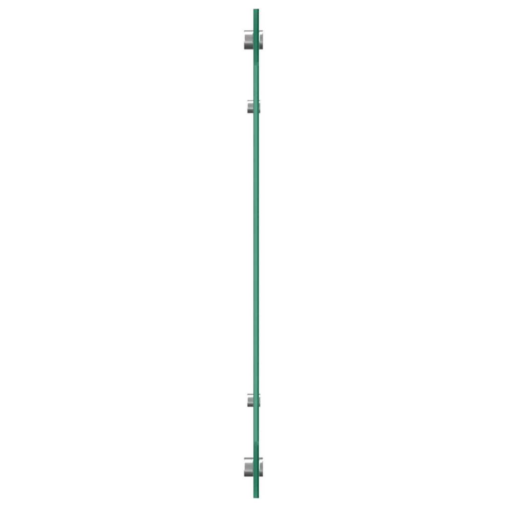 Küchenrückwand Dunkelgrau 110 x 50 cm Gehärtetes Glas