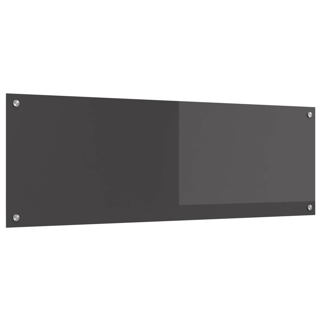 Küchenrückwand Dunkelgrau 120 x 40 cm Gehärtetes Glas