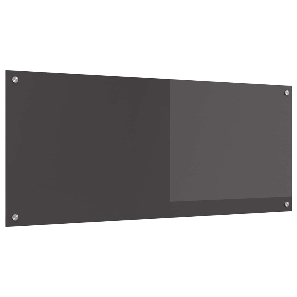 Küchenrückwand Dunkelgrau 120 x 50 cm Gehärtetes Glas