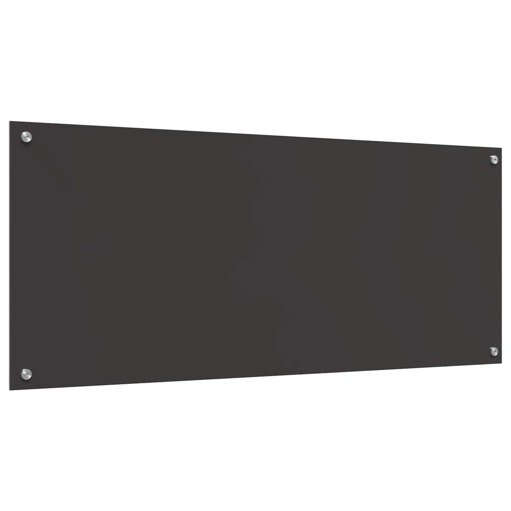 Küchenrückwand Dunkelgrau 120 x 50 cm Gehärtetes Glas